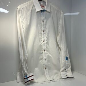Robert Graham White Button Down Shirt
